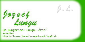 jozsef lungu business card